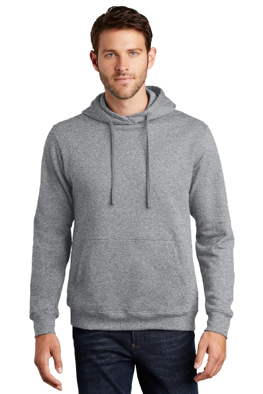 Port & Company PC850H Fan Favorite Fleece Pullover Hooded Sweatshirt - Athletic Heather