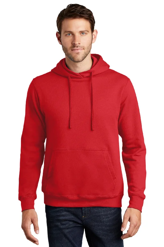 Port & Company PC850H Fan Favorite Fleece Pullover Hooded Sweatshirt - Bright Red