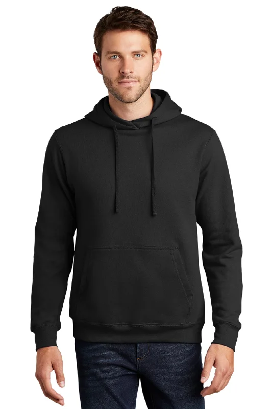 Port & Company PC850H Fan Favorite Fleece Pullover Hooded Sweatshirt - Jet Black