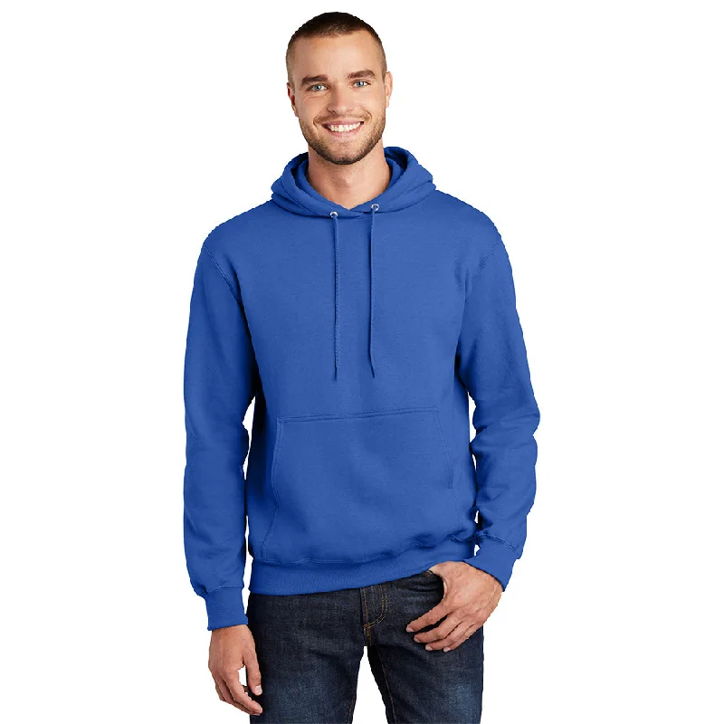 Port & Company PC90H Essential Fleece Pullover Hooded Sweatshirt - Royal