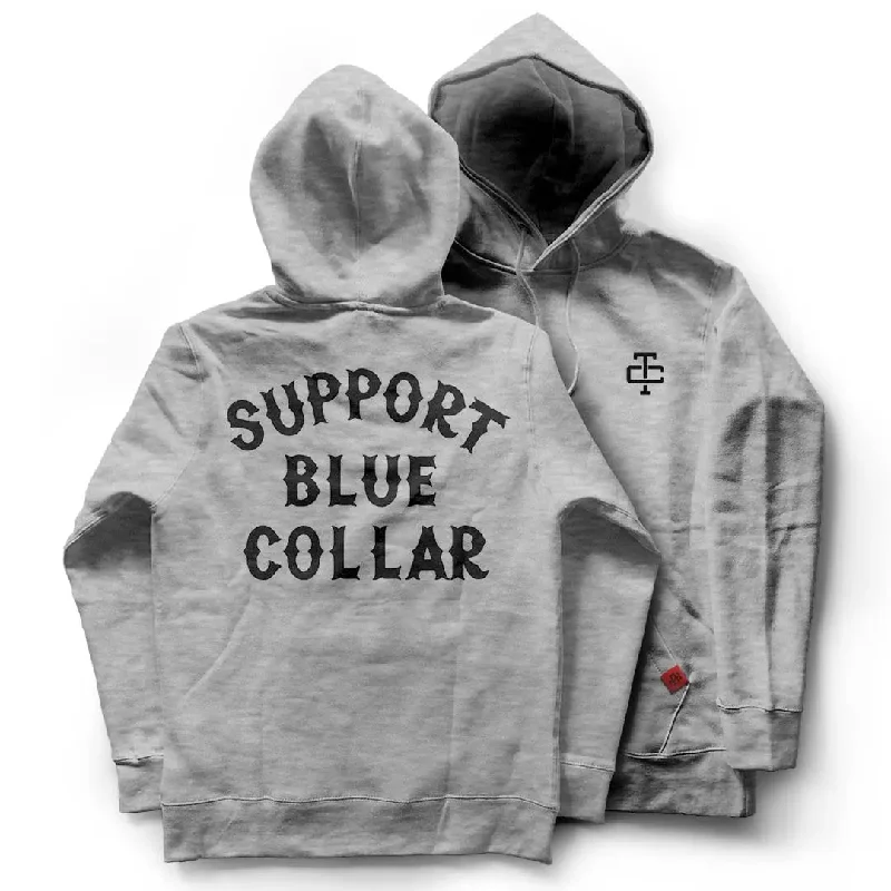 Support Blue Collar Hoodie