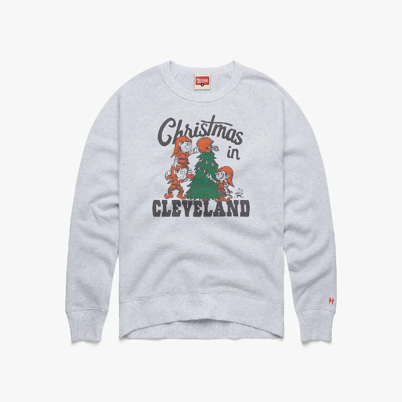 Browns Christmas In Cleveland Crewneck