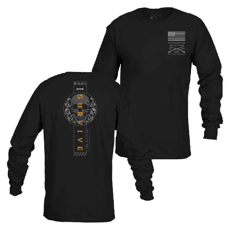 I Survive Long Sleeve - Black