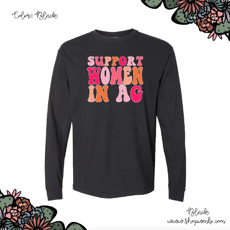 Peachy Support Women In Ag LONG SLEEVE T-Shirt (S-3XL) - Multiple Colors!