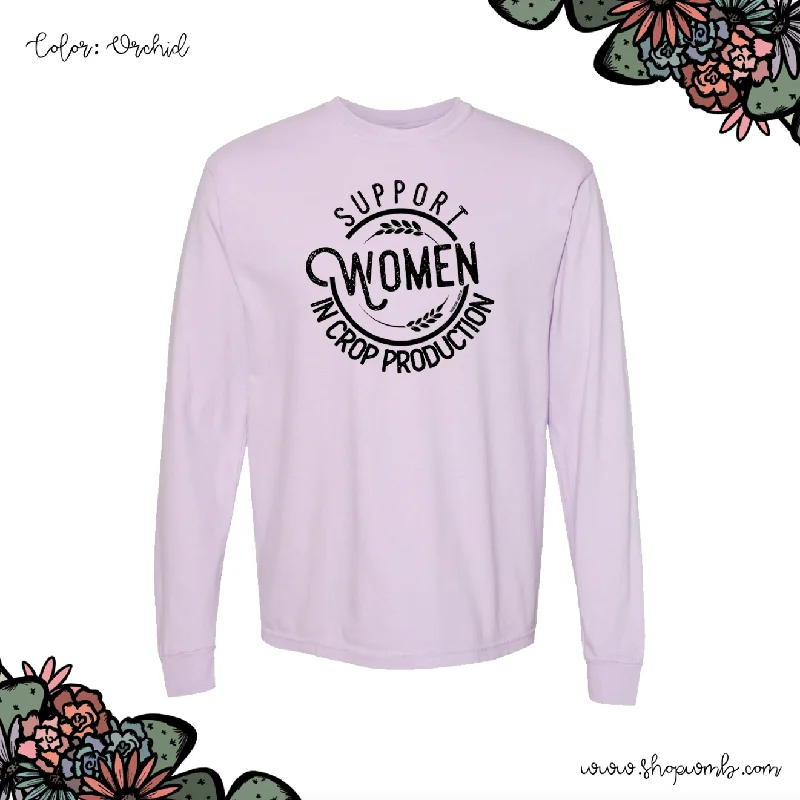 Support Women In Crop Production LONG SLEEVE T-Shirt (S-3XL) - Multiple Colors!