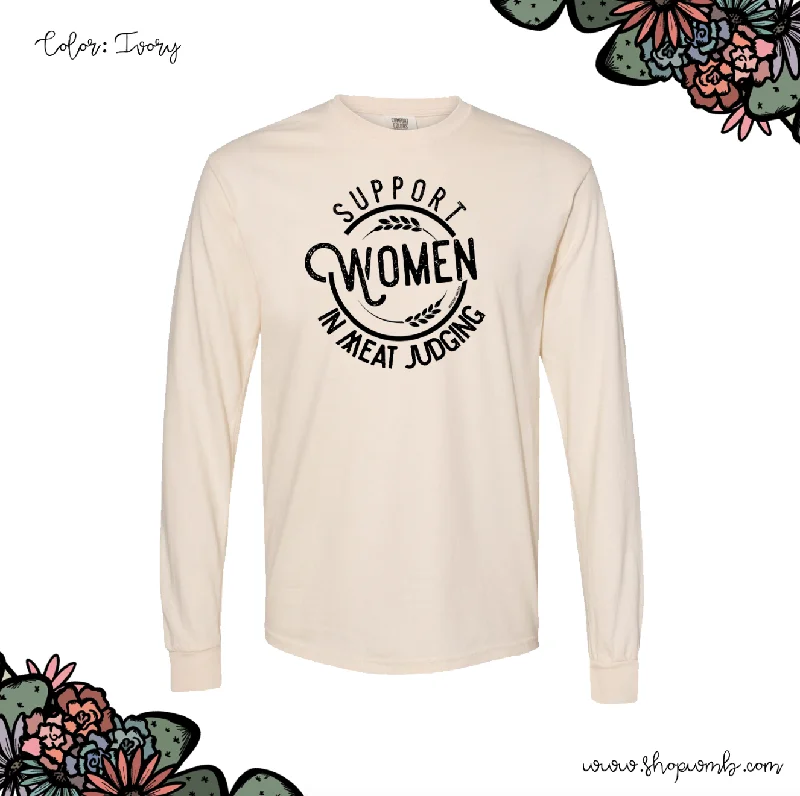 Support Women In Meat Judging LONG SLEEVE T-Shirt (S-3XL) - Multiple Colors!