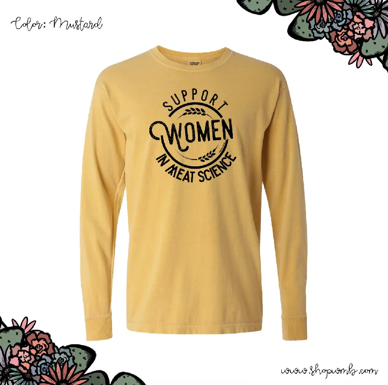 Support Women In Meat Science LONG SLEEVE T-Shirt (S-3XL) - Multiple Colors!