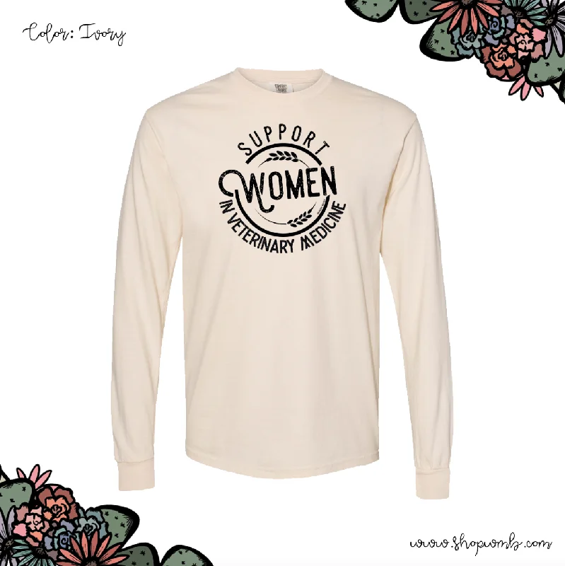 Support Women In Veterinary Medicine LONG SLEEVE T-Shirt (S-3XL) - Multiple Colors!