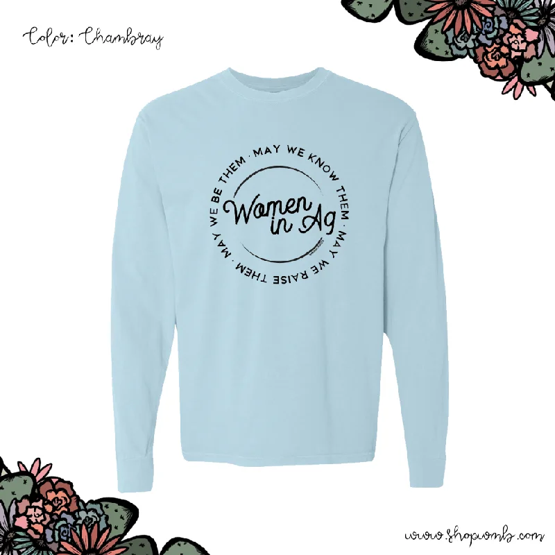 Women in AG Circle LONG SLEEVE T-Shirt (S-3XL) - Multiple Colors!