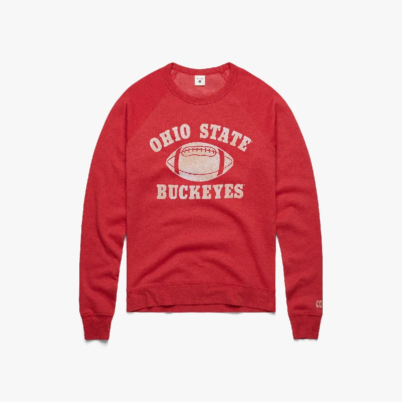 Women's Ohio State Buckeyes Football Crewneck