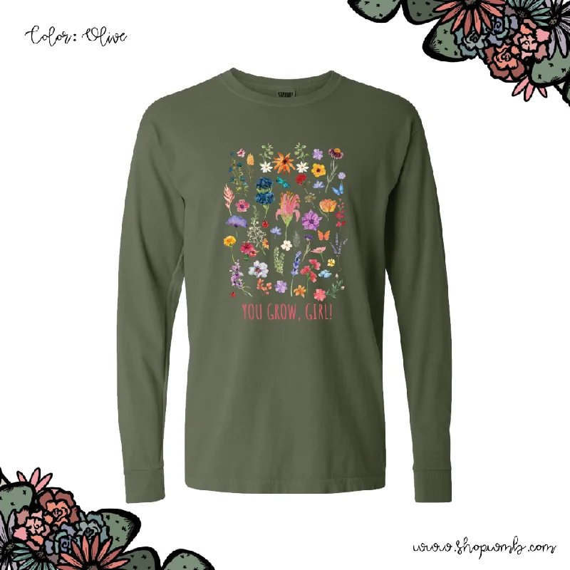 You Grow Girl LONG SLEEVE T-Shirt (S-3XL) - Multiple Colors!